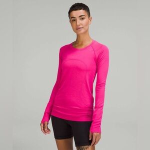 Lululemon Swiftly Tech Long Sleeve Shirt 2.0 Sonic Pink / Sonic Pink Size 12